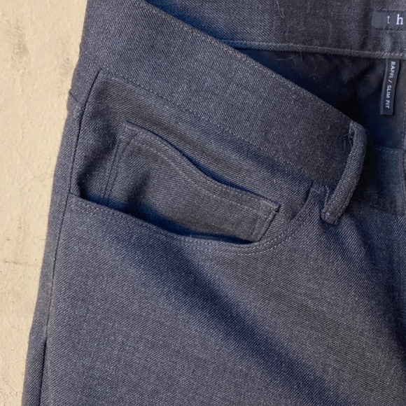 Theory Raffi / Slim Fit Motley 5-Pocket Wool-Blend Pants Size 30 - Picture 3 of 4